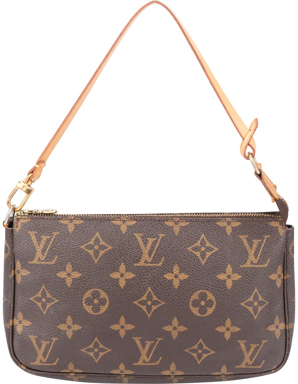 Louis Vuitton Louis Vuitton Canvas Monogram Pochette Accessoire Handbag Bruin