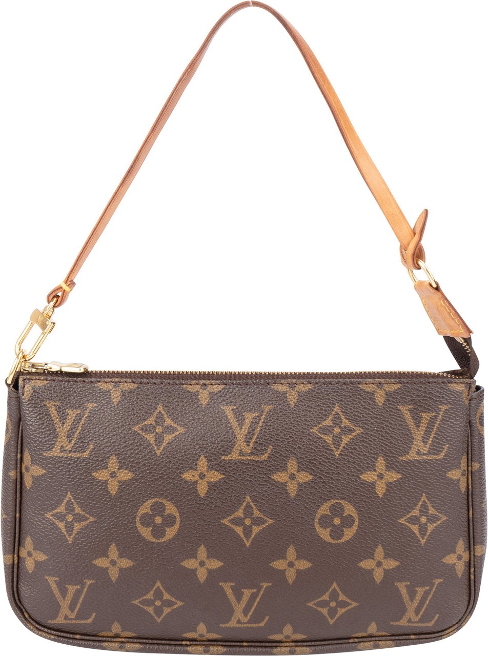 Louis Vuitton Louis Vuitton Canvas Monogram Pochette Accessoire Handbag Bruin
