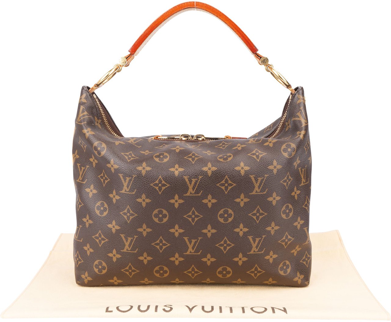 Louis Vuitton Louis Vuitton Canvas Monogram Sully PM Handbag Bruin