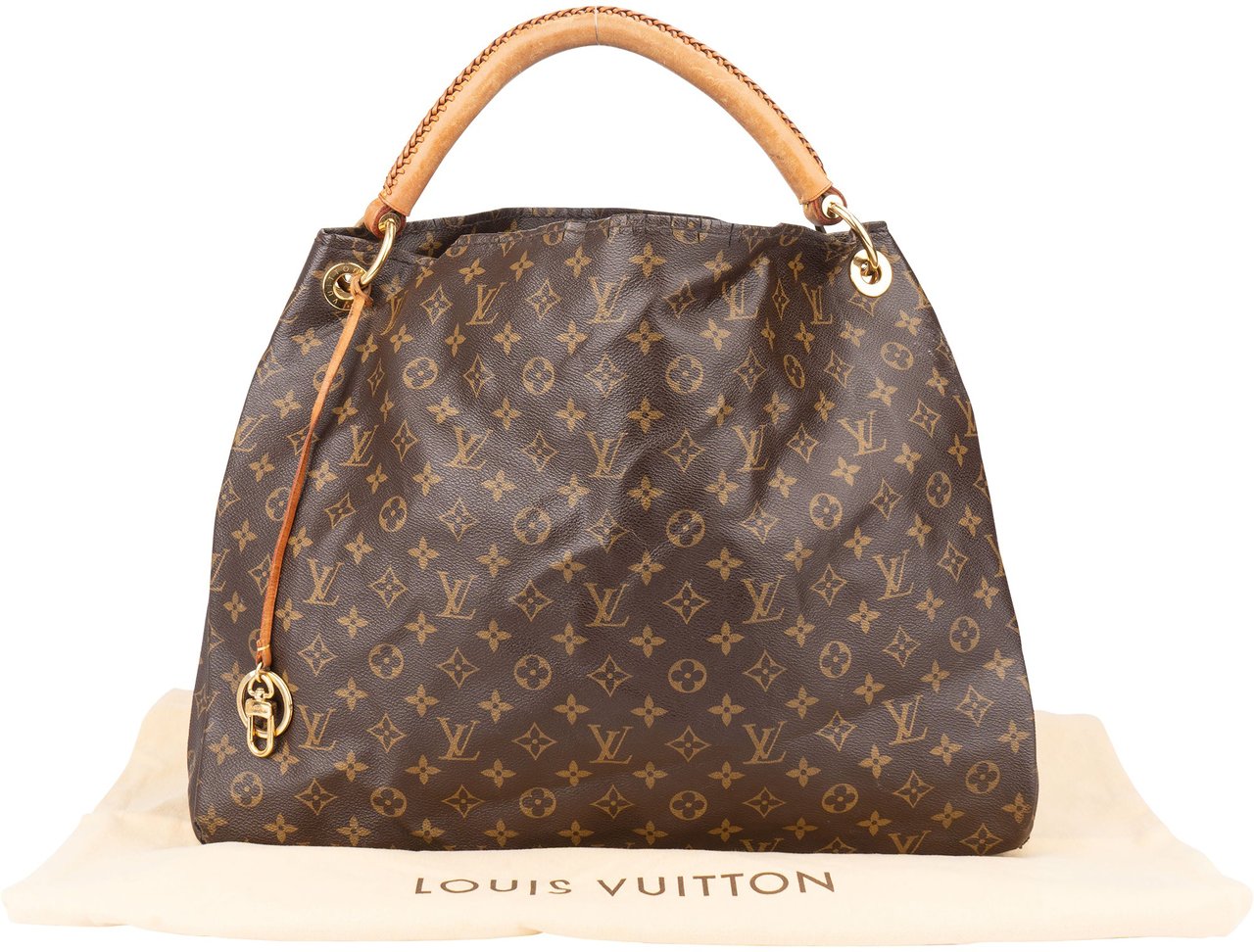 Louis Vuitton Louis Vuitton Canvas Monogram Artsy GM Handbag Bruin
