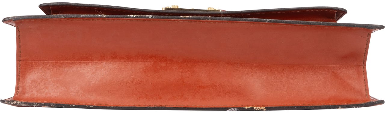 Louis Vuitton Cognac Epi Leather Monceau Handbag Bruin