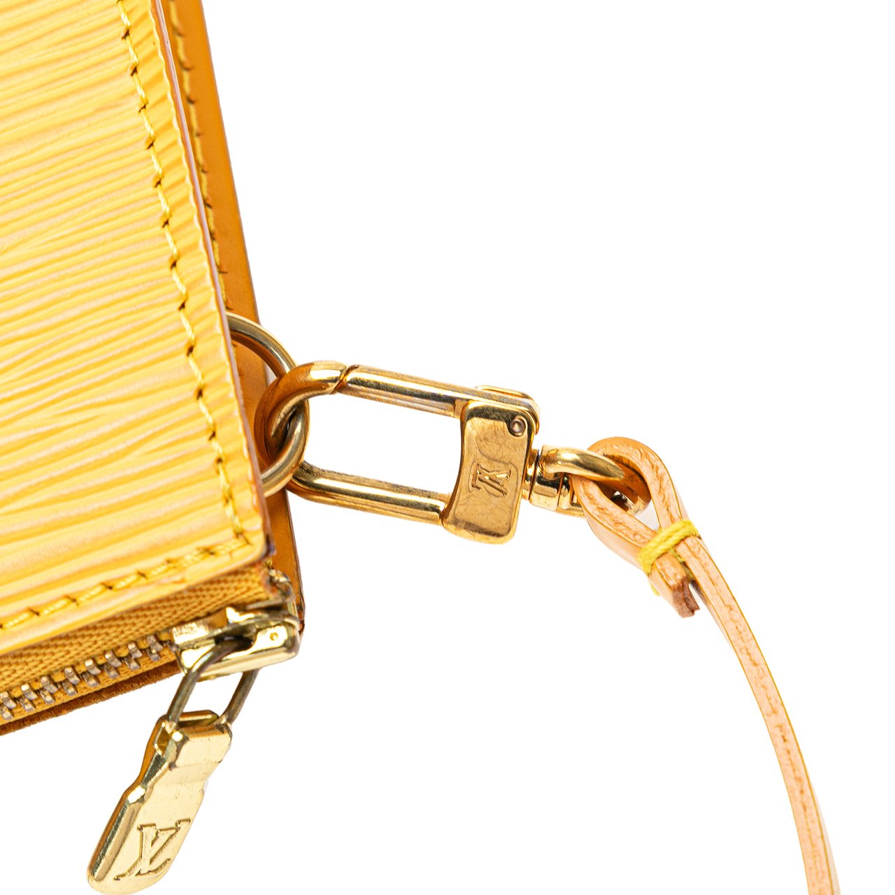 Louis Vuitton Epi Pochette Accessoires Geel