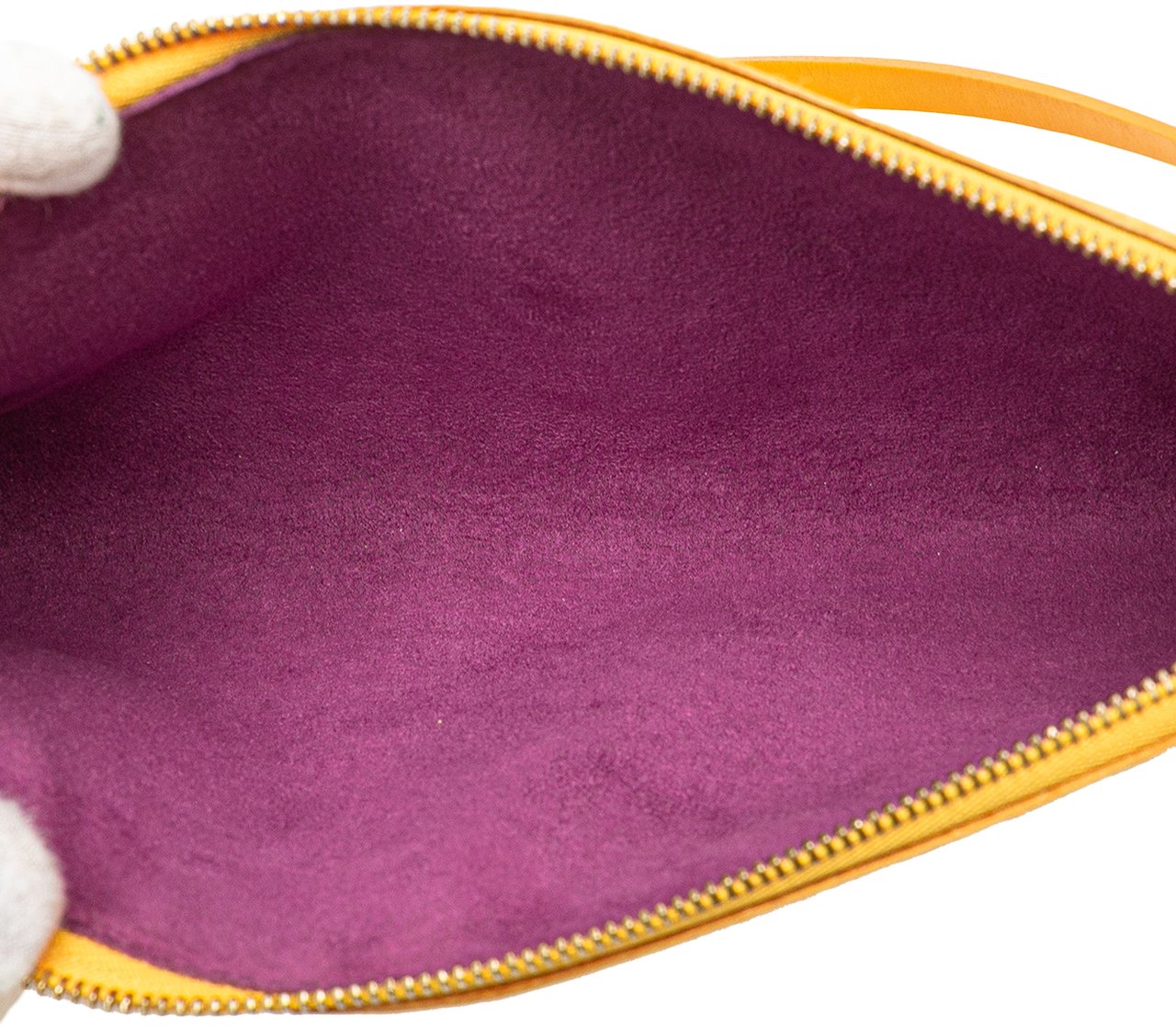 Louis Vuitton Epi Pochette Accessoires Geel