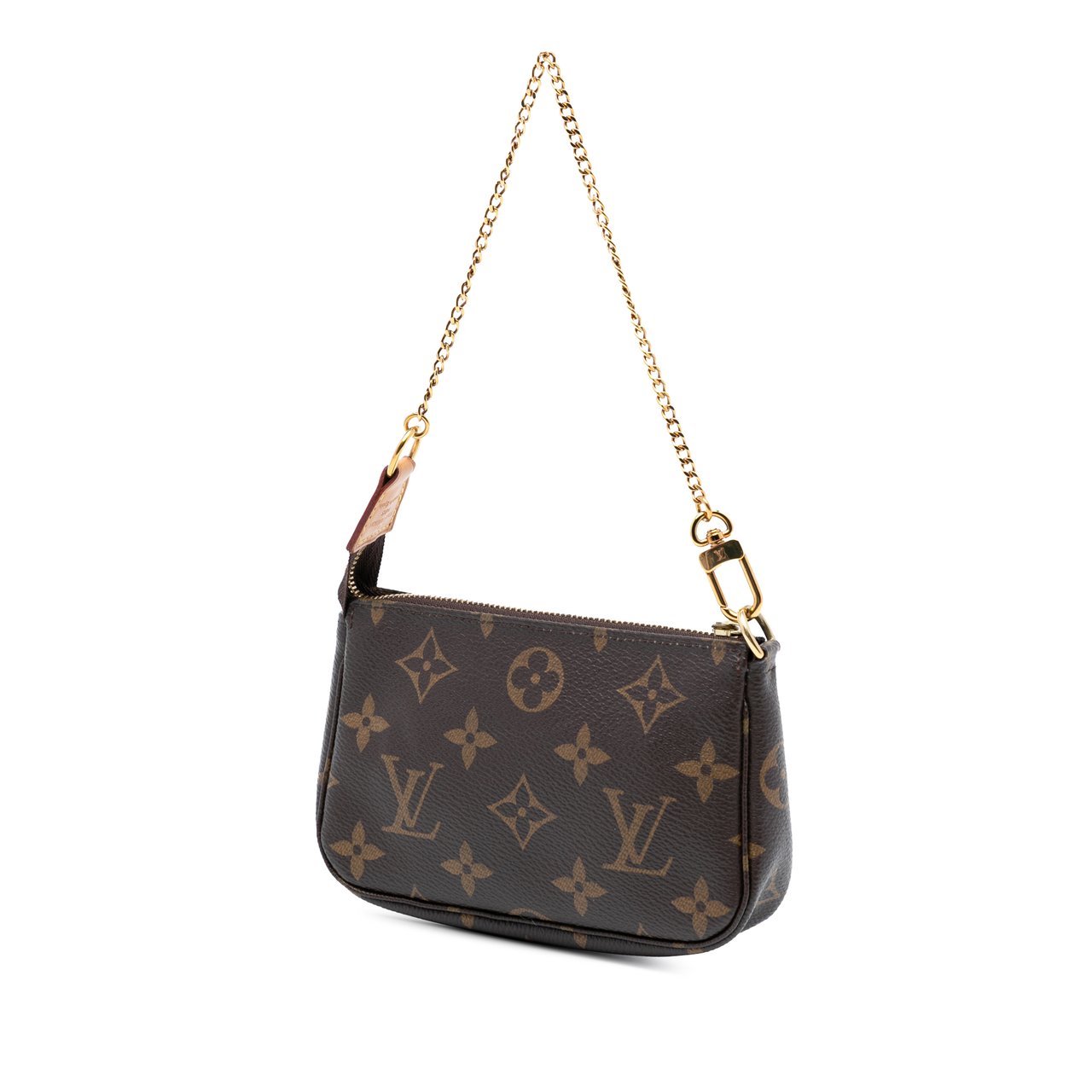 Louis Vuitton Monogram Mini Pochette Accessoires Bruin