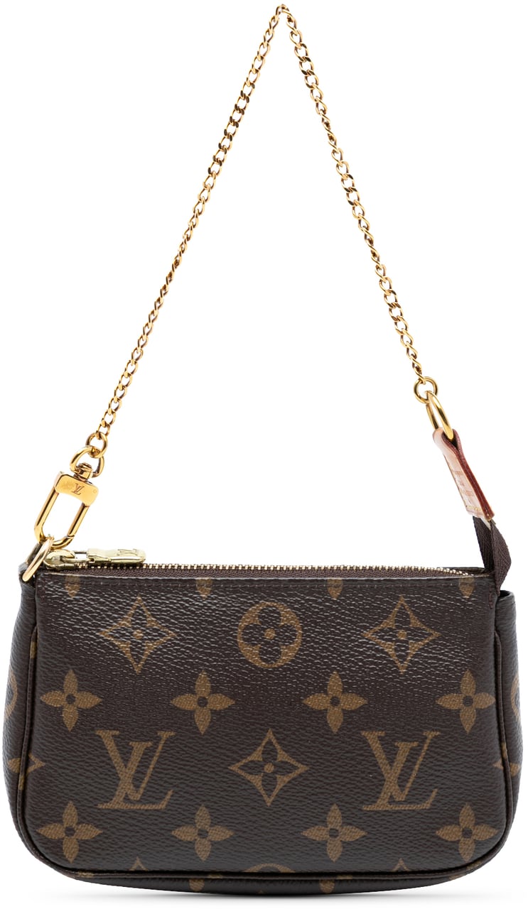 Louis Vuitton Monogram Mini Pochette Accessoires Bruin