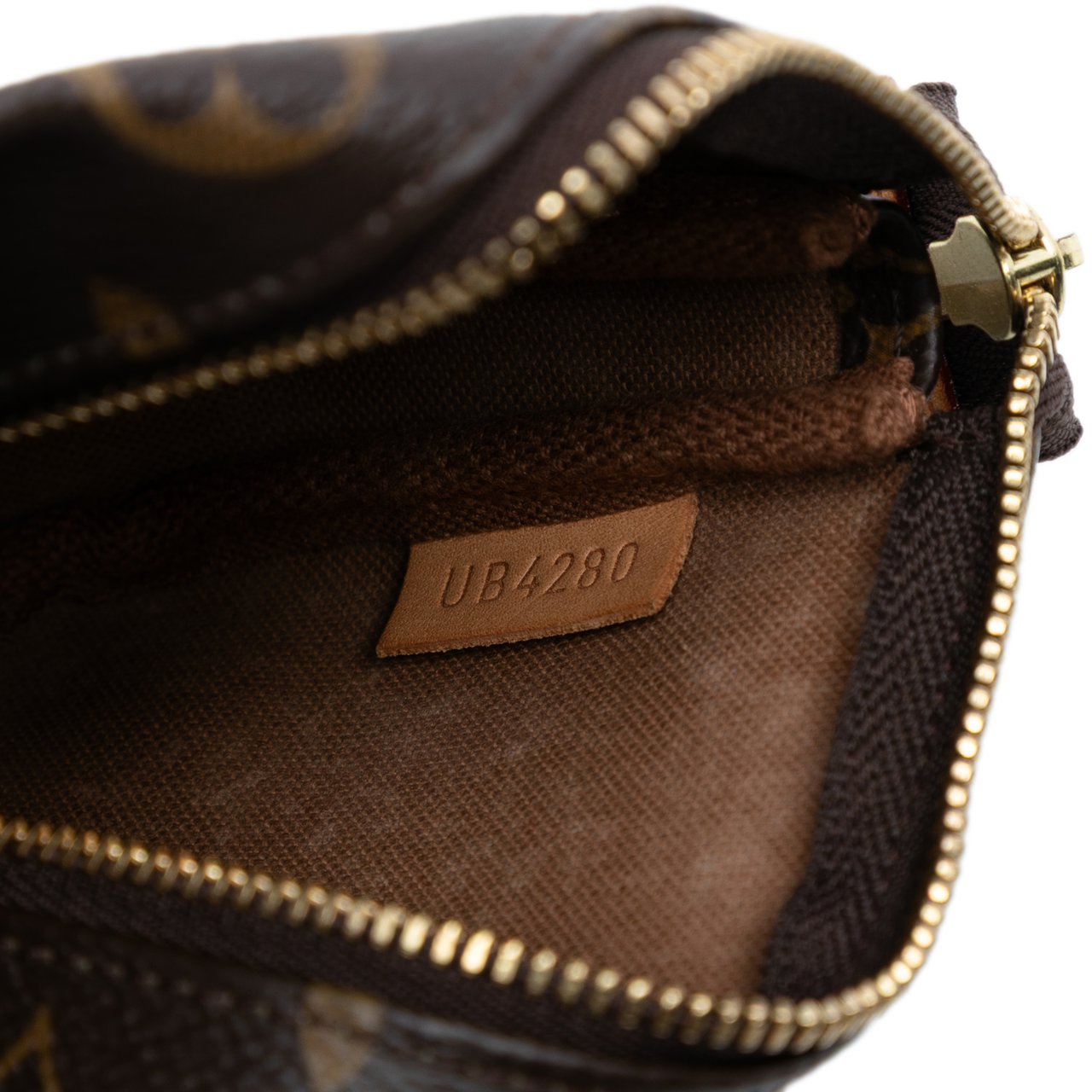 Louis Vuitton Monogram Mini Pochette Accessoires Bruin