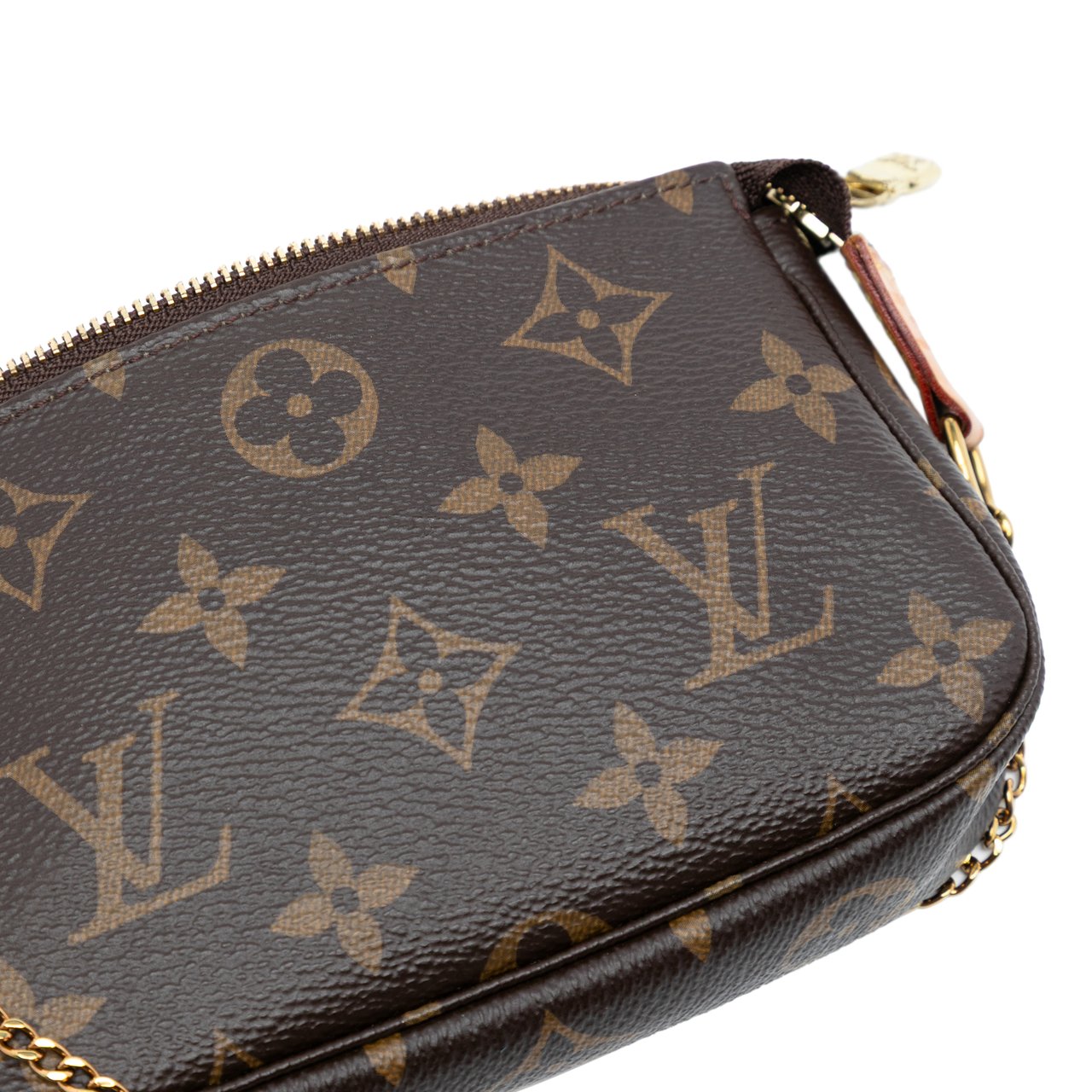 Louis Vuitton Monogram Mini Pochette Accessoires Bruin