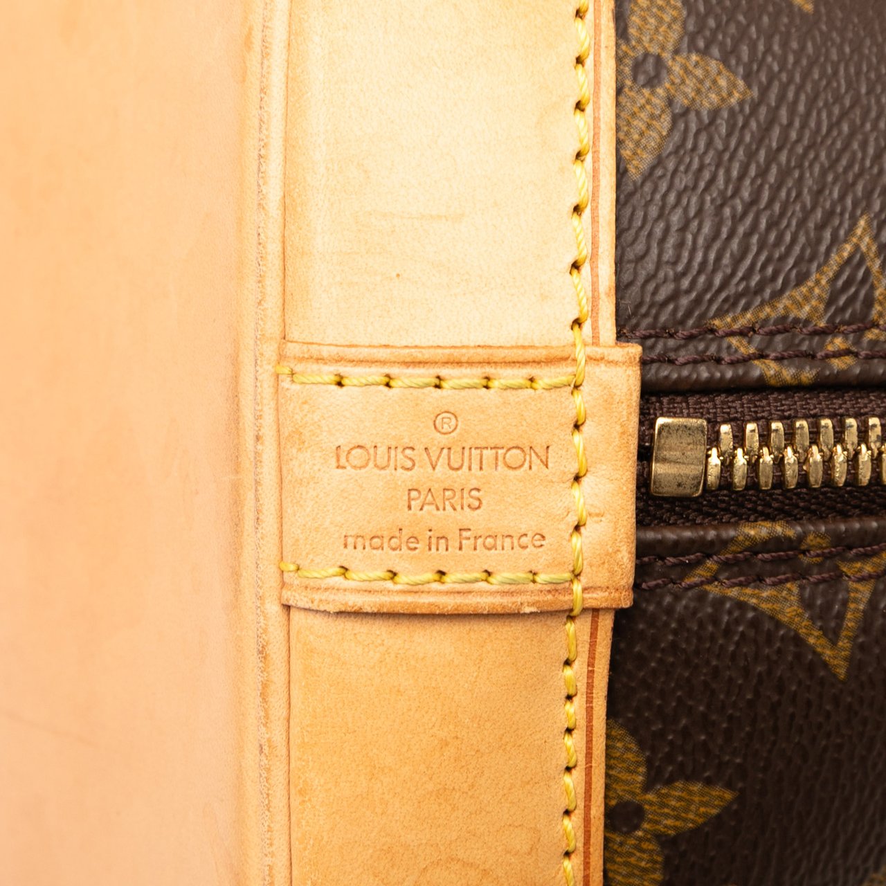 Louis Vuitton Monogram Alma PM Bruin