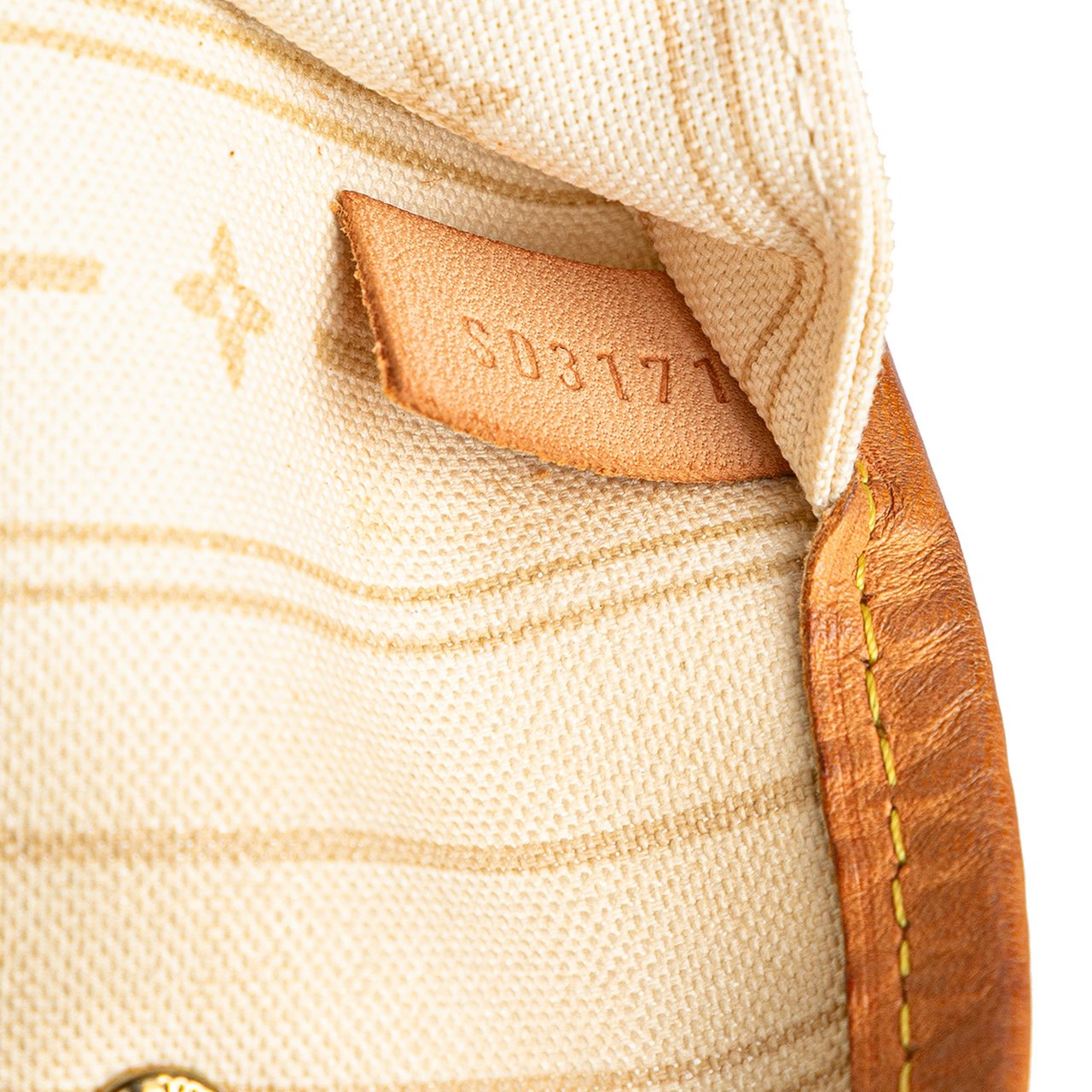 Louis Vuitton Damier Azur Neverfull MM Wit