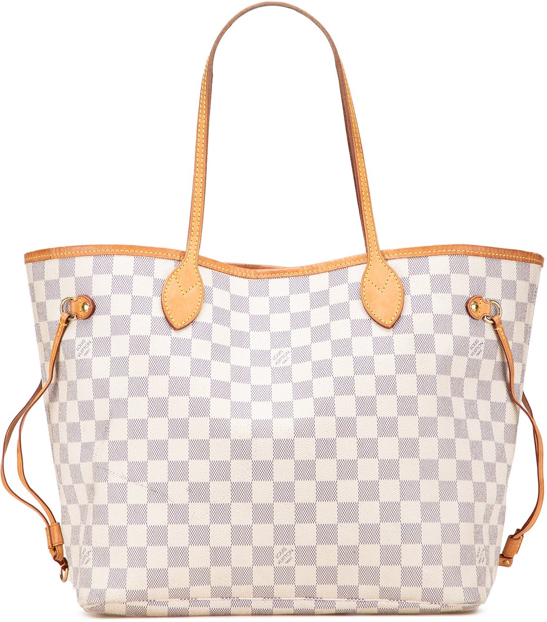 Louis Vuitton Damier Azur Neverfull MM Wit