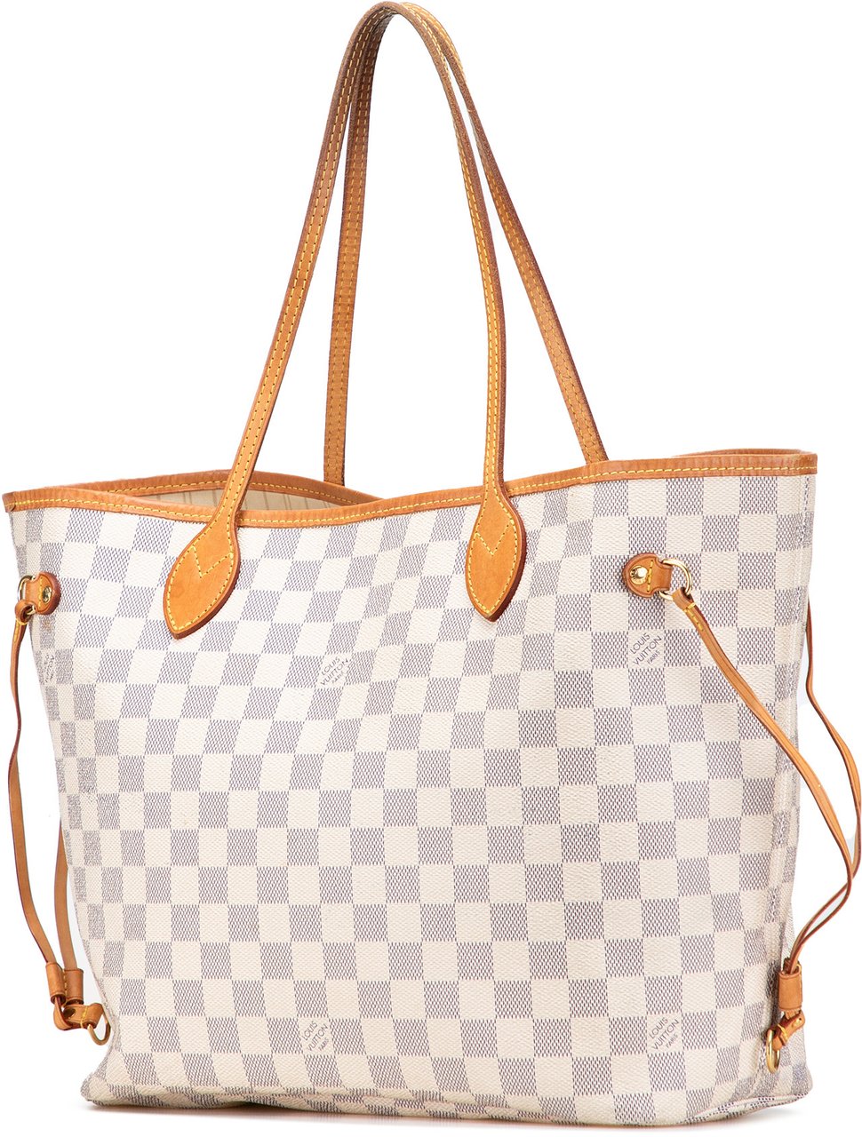 Louis Vuitton Damier Azur Neverfull MM Wit