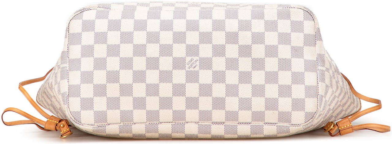 Louis Vuitton Damier Azur Neverfull MM Wit