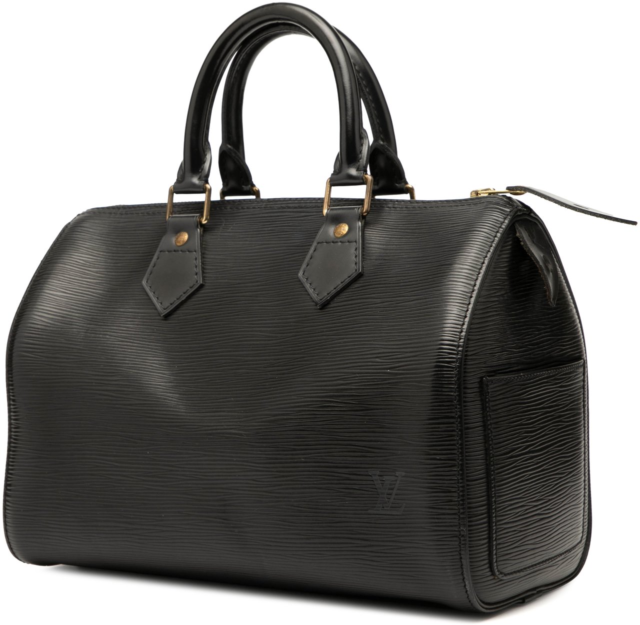 Louis Vuitton Epi Speedy 25 Zwart