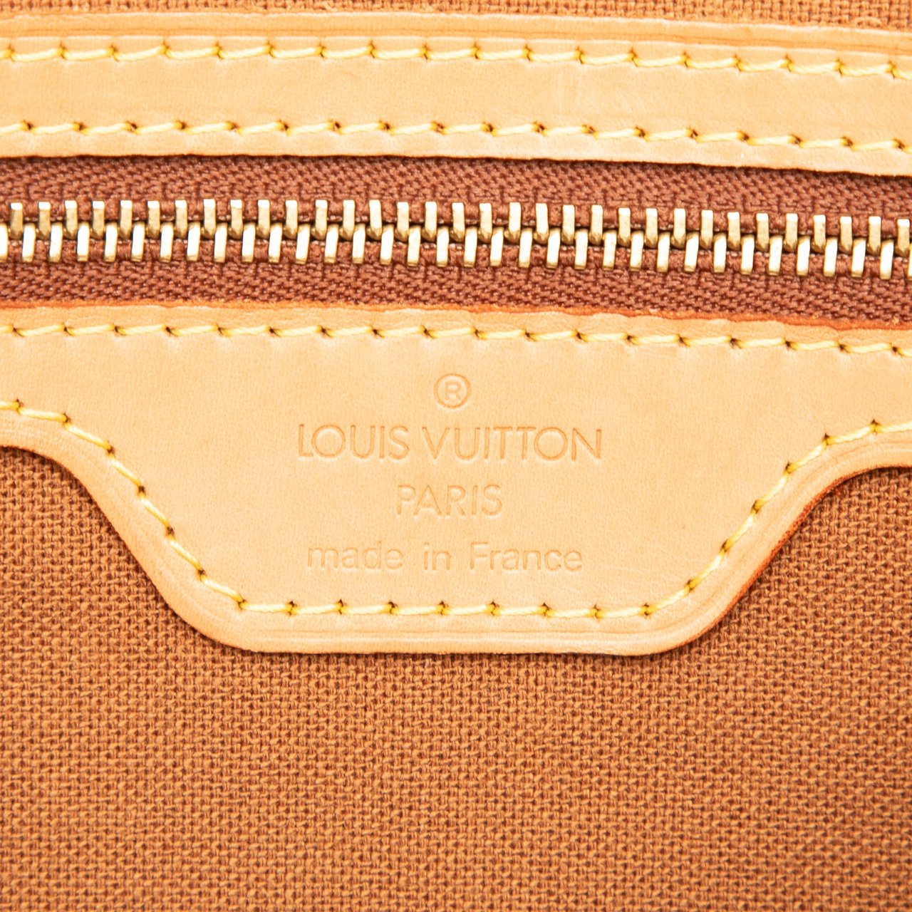Louis Vuitton Monogram Cabas Piano Bruin
