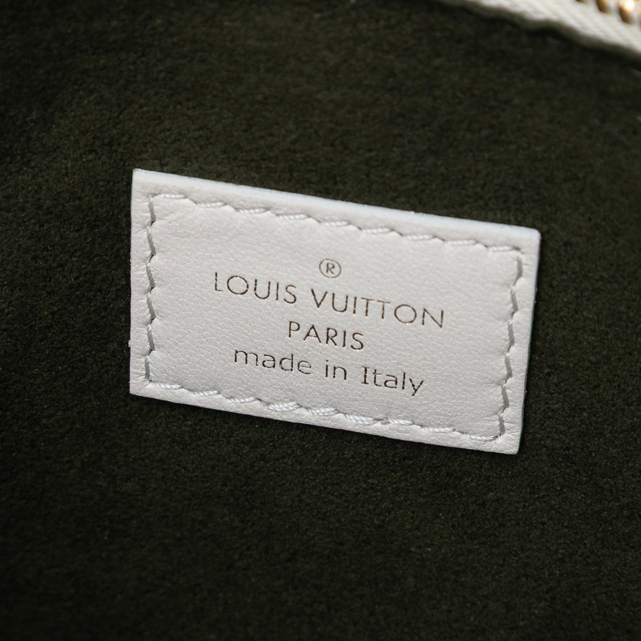 Louis Vuitton Monogram Embossed Puffy Lambskin Coussin PM Bruin