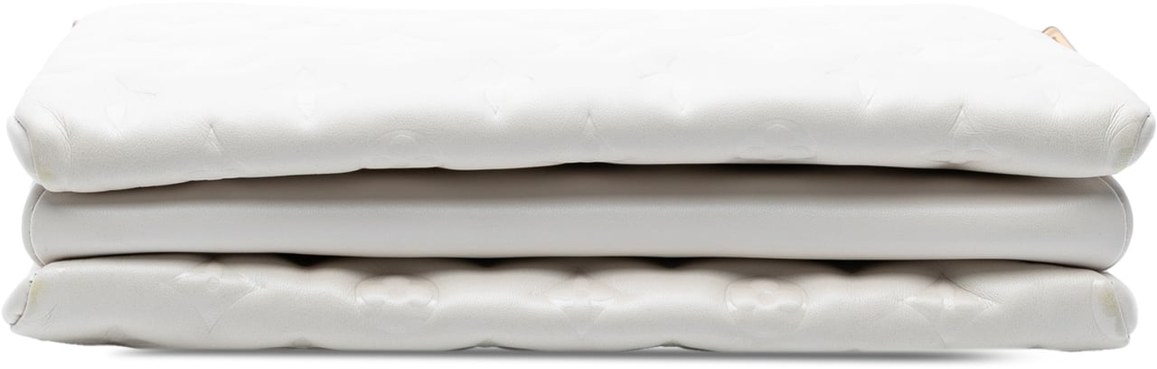 Louis Vuitton Monogram Embossed Puffy Lambskin Coussin PM Bruin
