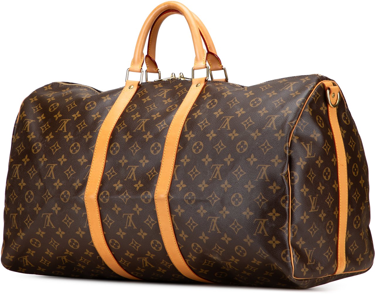 Louis Vuitton Monogram Keepall Bandouliere 55 Bruin