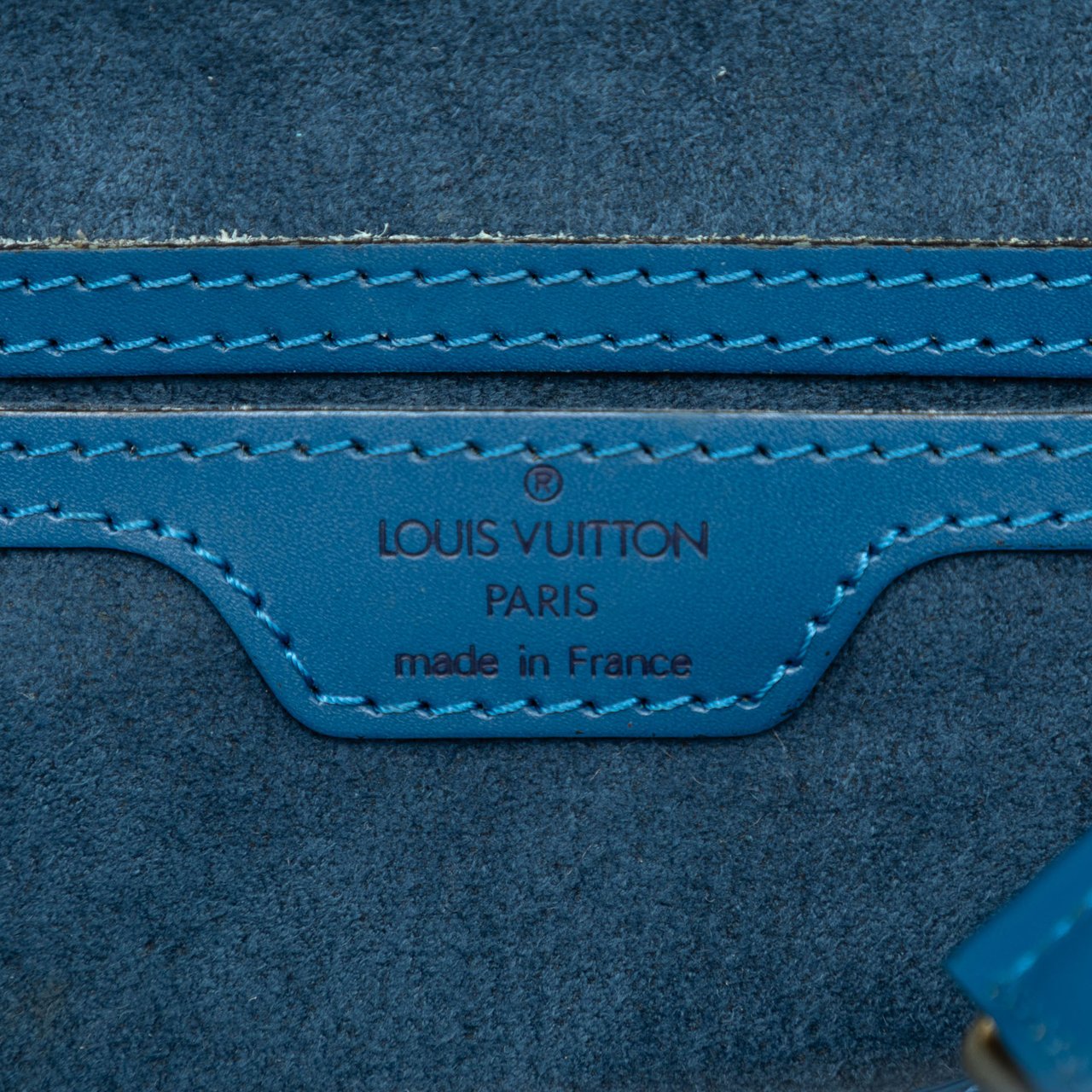 Louis Vuitton Epi Soufflot Blauw