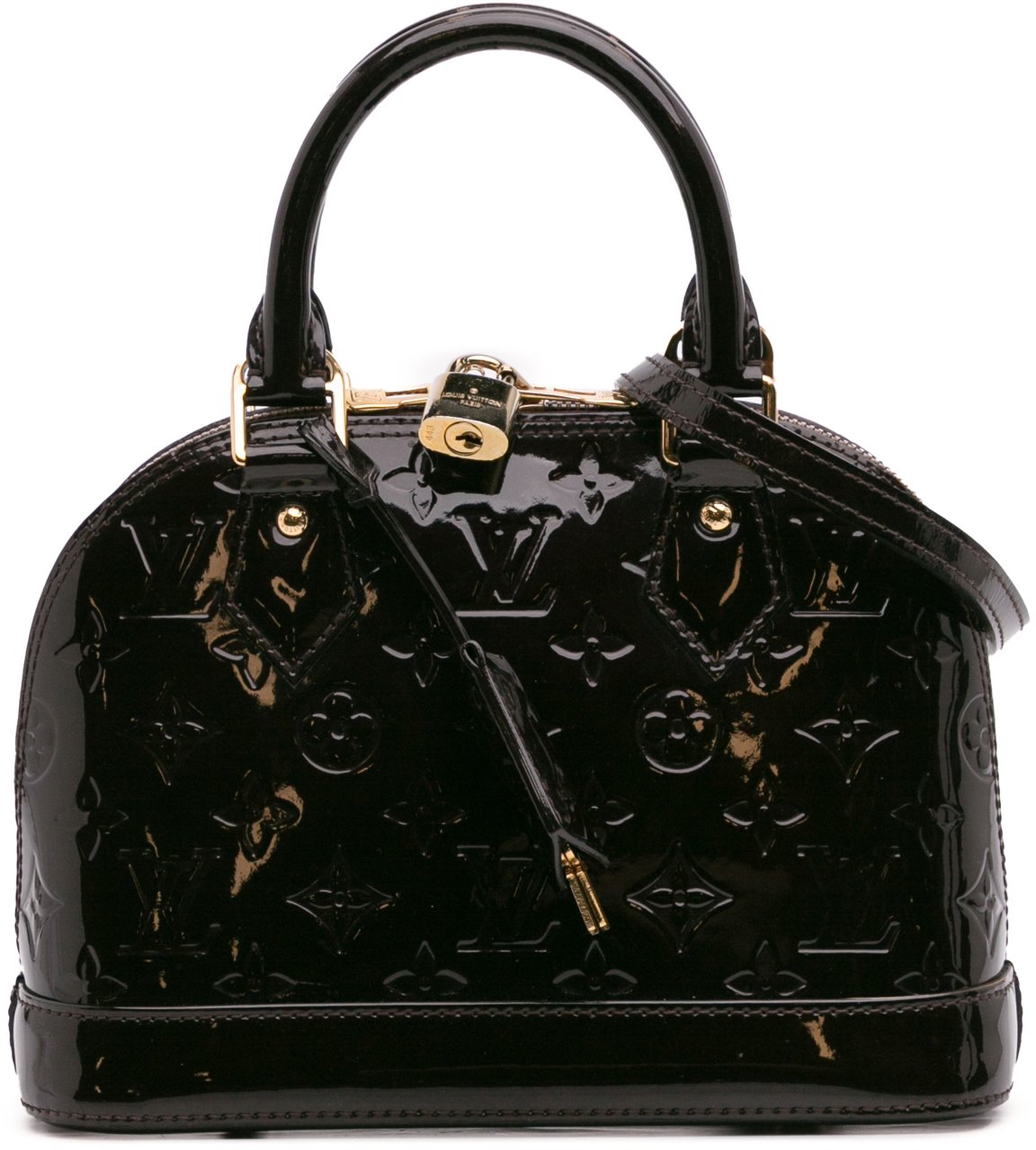 Louis Vuitton Monogram Vernis Alma BB Paars