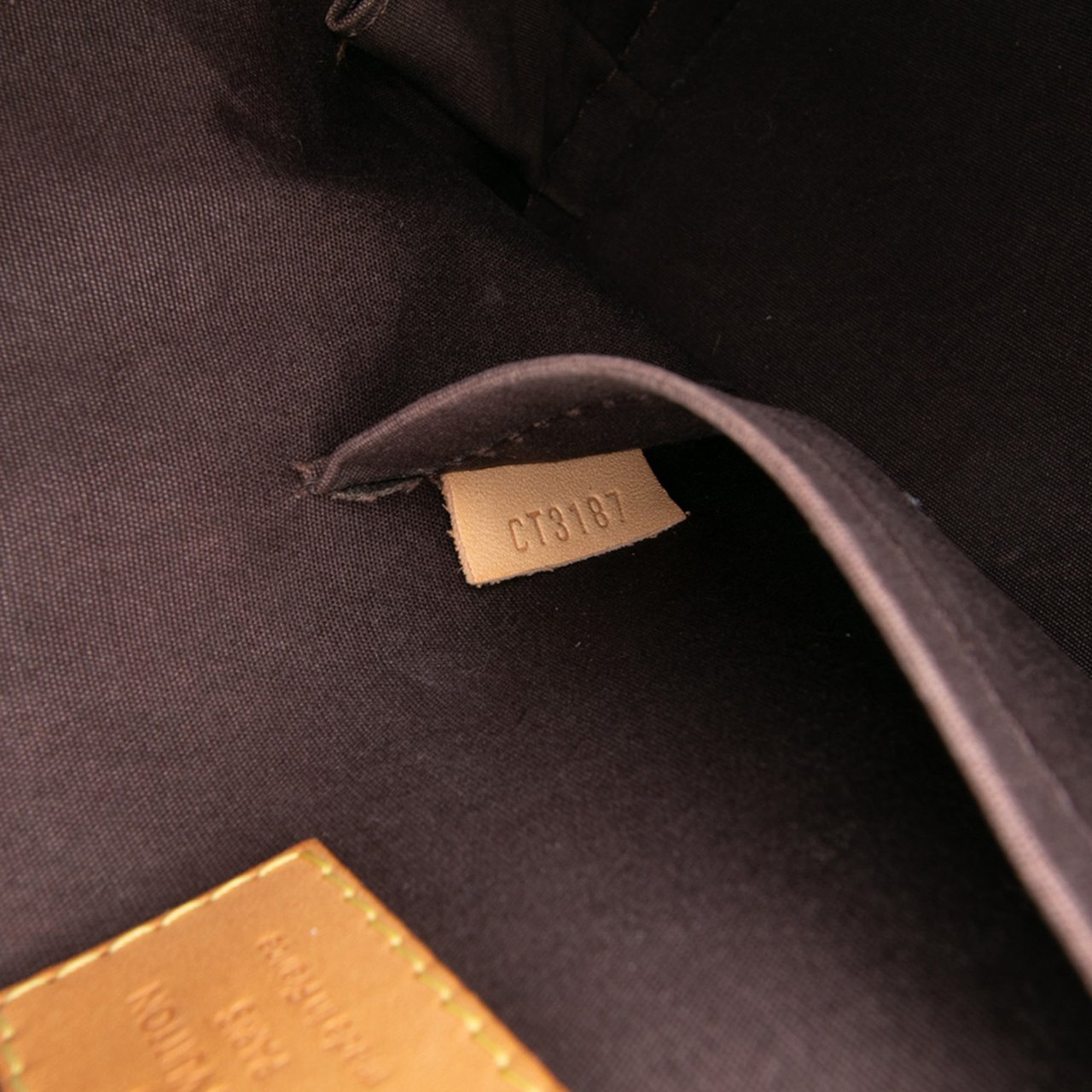 Louis Vuitton Monogram Vernis Alma BB Paars