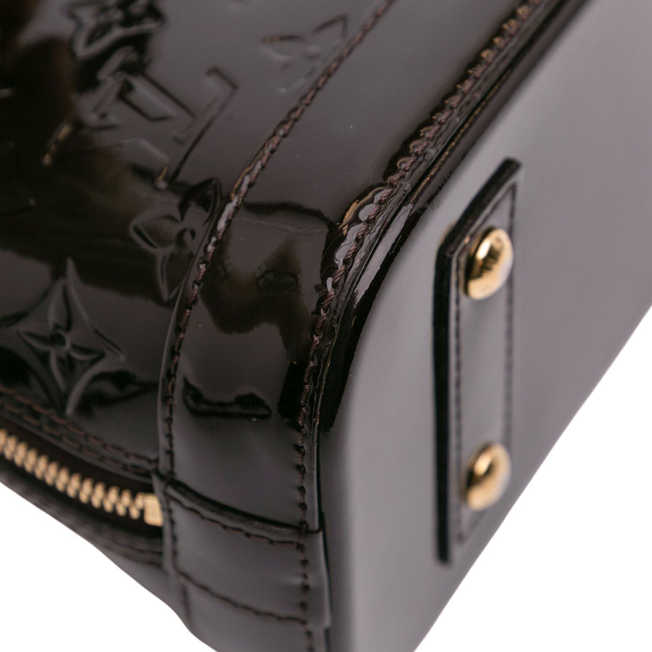 Louis Vuitton Monogram Vernis Alma BB Paars