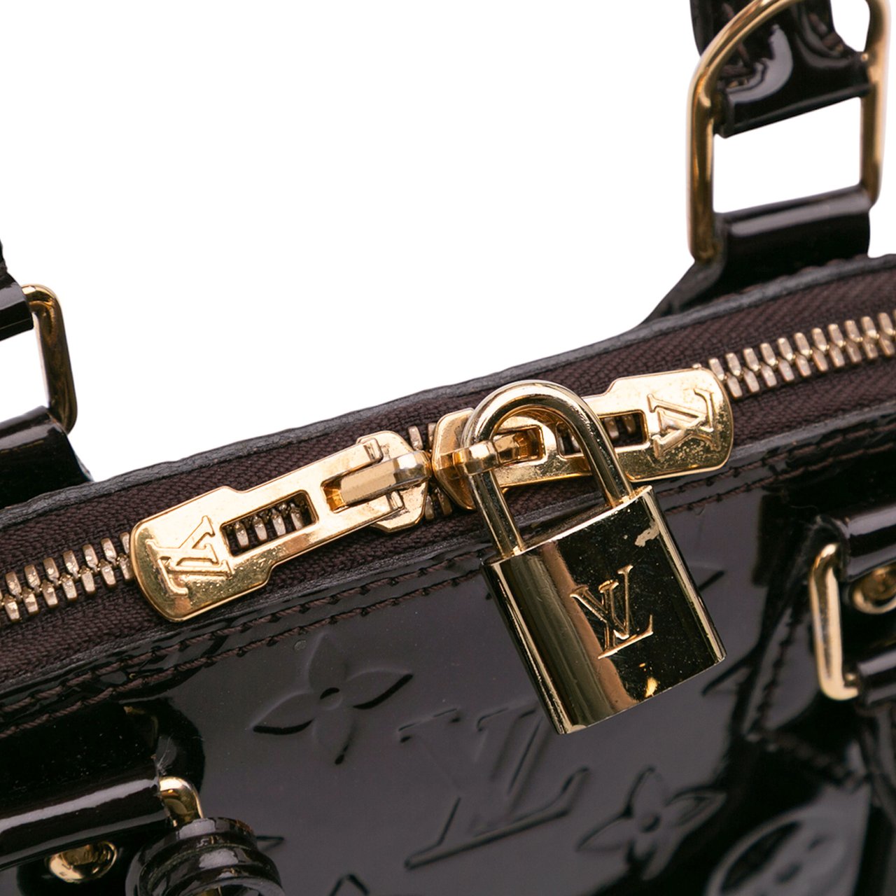 Louis Vuitton Monogram Vernis Alma BB Paars