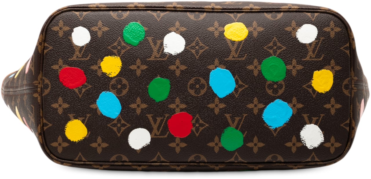 Louis Vuitton Yayoi Kusama Monogram Painted Dots Neverfull MM Bruin