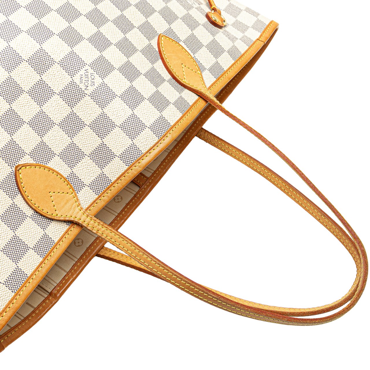 Louis Vuitton Damier Azur Neverfull MM Wit