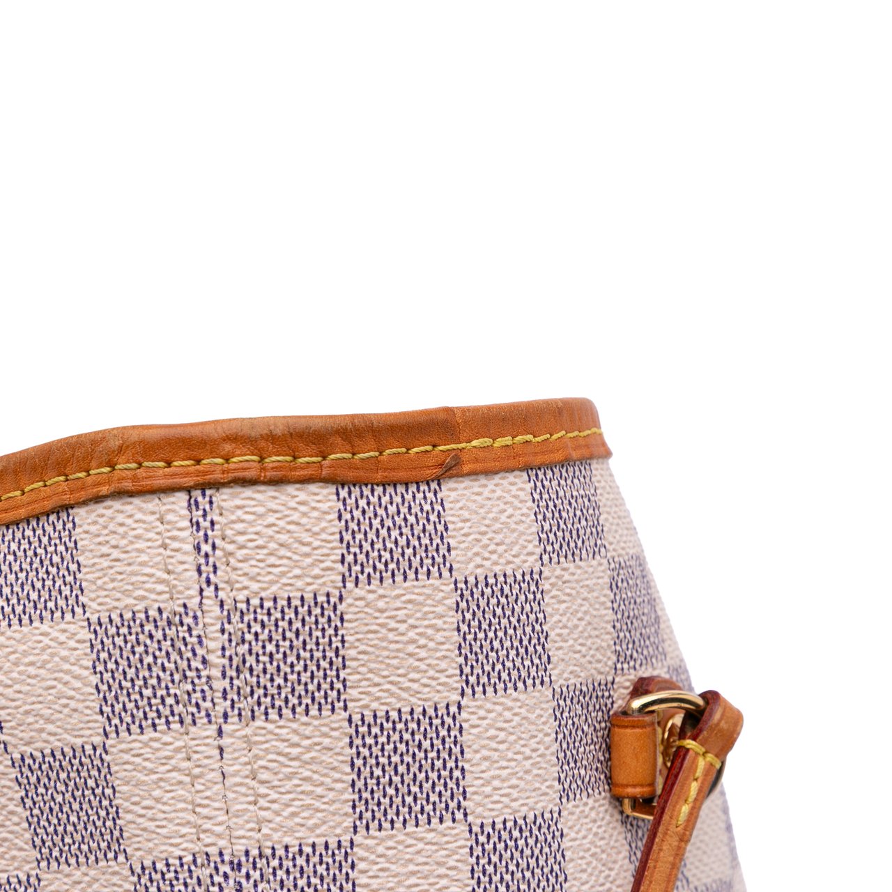 Louis Vuitton Damier Azur Neverfull MM Wit