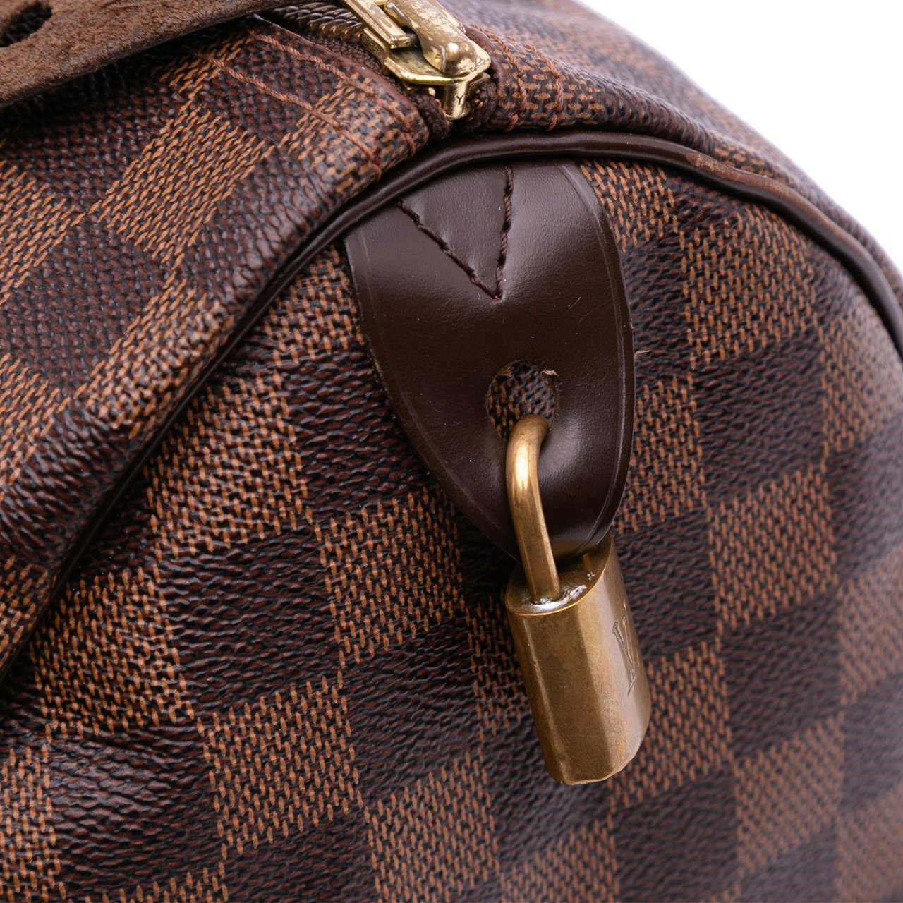 Louis Vuitton Damier Ebene Speedy 30 Bruin