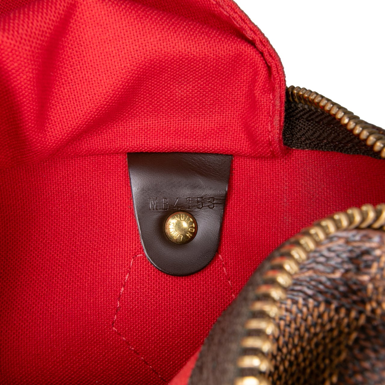 Louis Vuitton Damier Ebene Speedy 30 Bruin