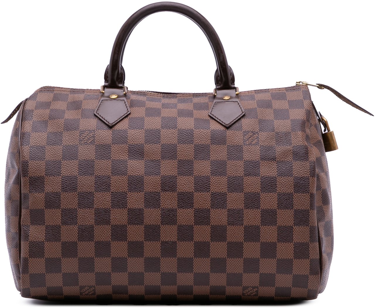 Louis Vuitton Damier Ebene Speedy 30 Bruin