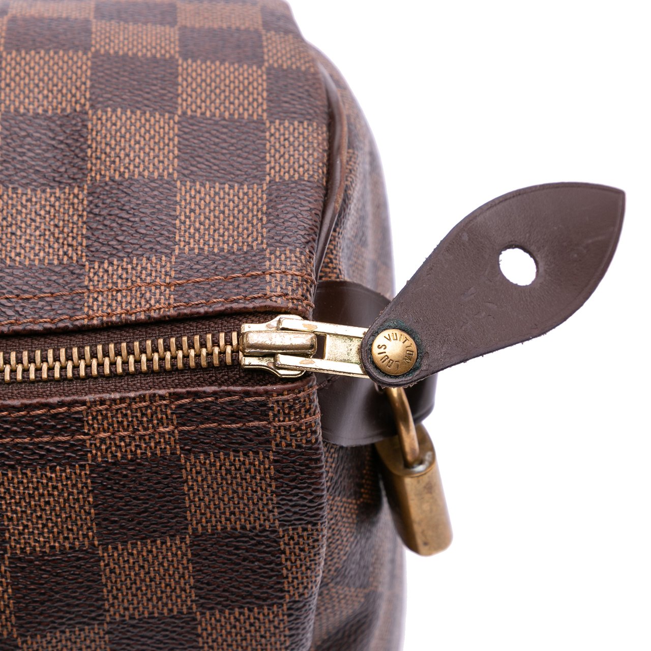 Louis Vuitton Damier Ebene Speedy 30 Bruin