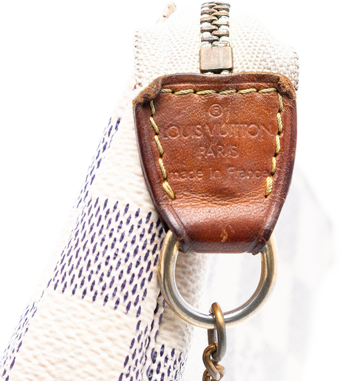 Louis Vuitton Damier Azur Mini Pochette Accessoires Wit