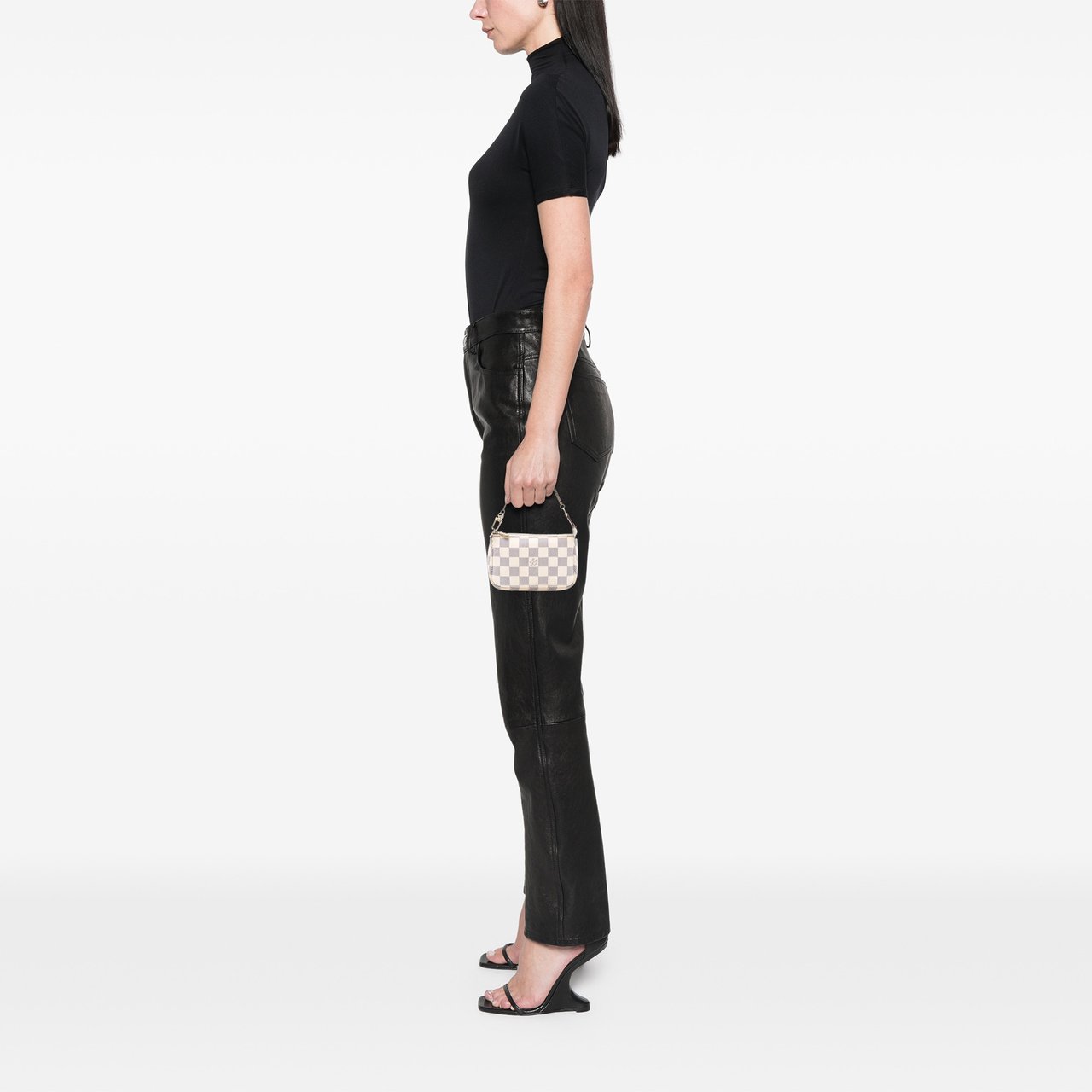 Louis Vuitton Damier Azur Mini Pochette Accessoires Wit