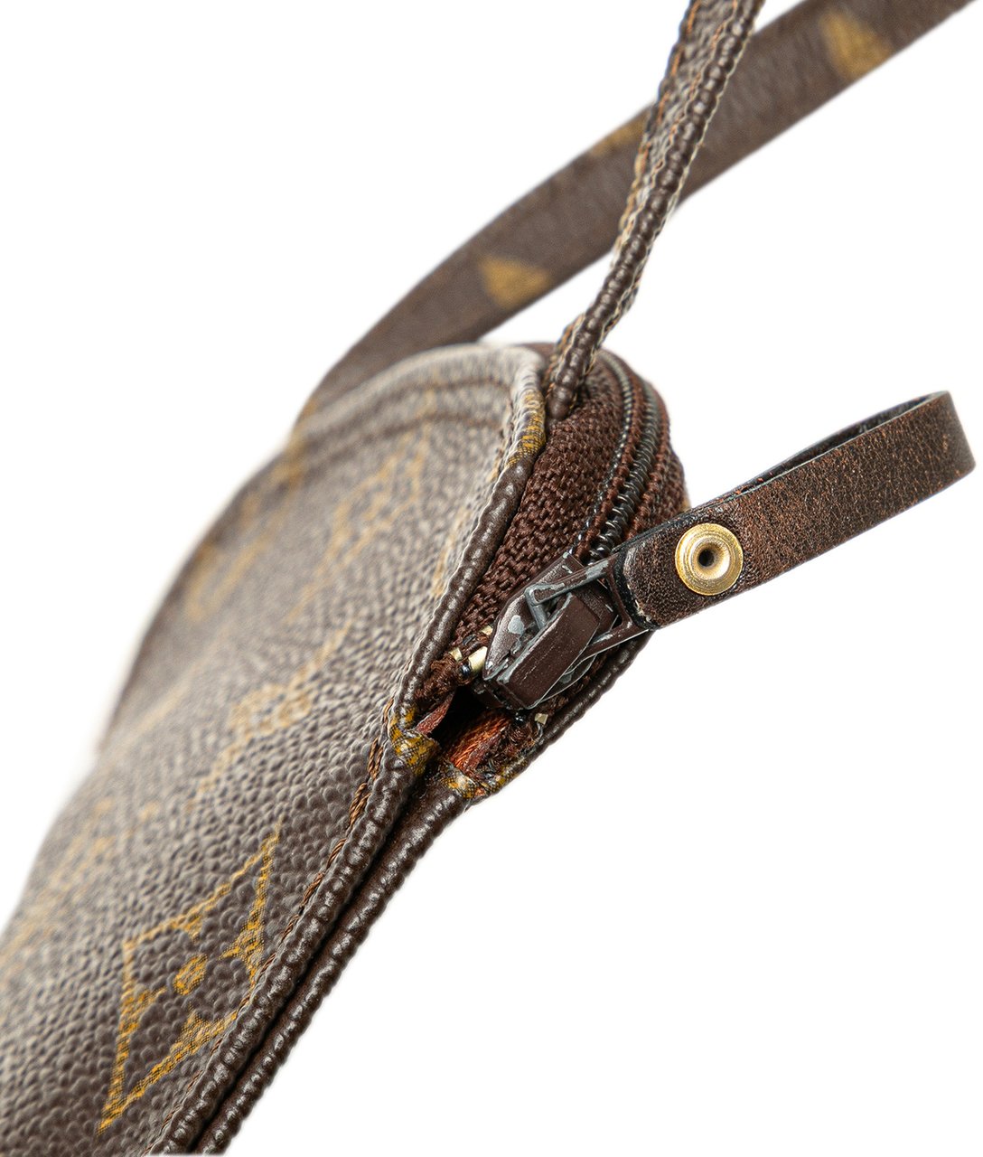 Louis Vuitton Monogram Pochette Secret Passport Holder Bruin
