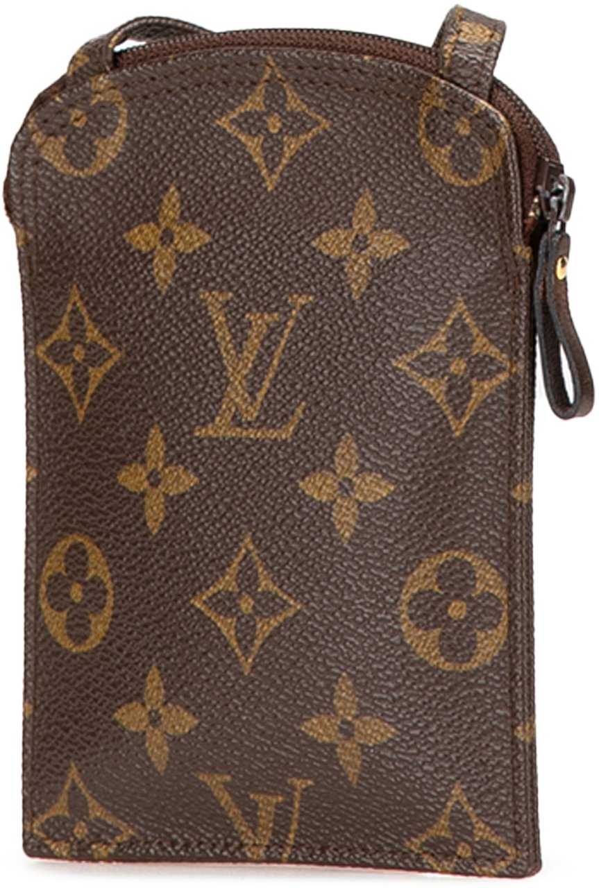 Louis Vuitton Monogram Pochette Secret Passport Holder Bruin
