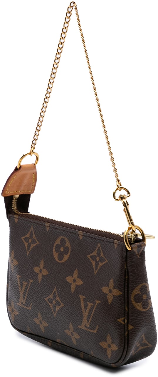 Louis Vuitton Monogram Mini Pochette Accessoires Bruin