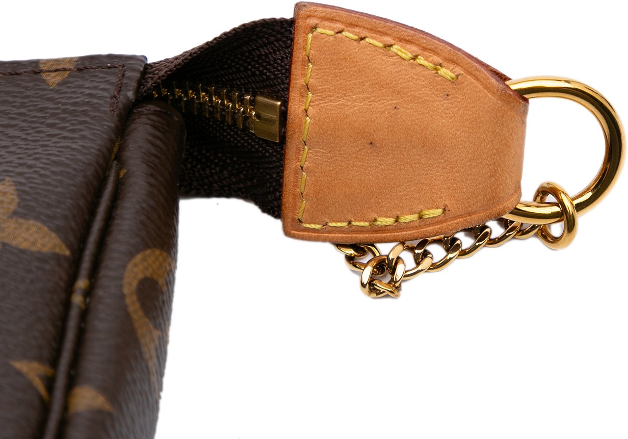 Louis Vuitton Monogram Mini Pochette Accessoires Bruin