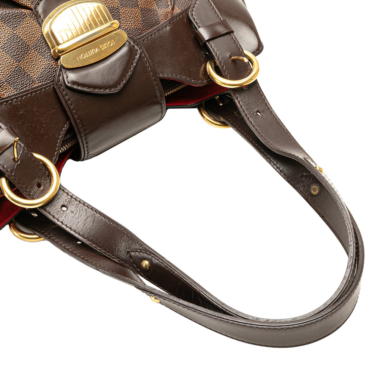 Louis Vuitton Damier Ebene Sistina PM Bruin