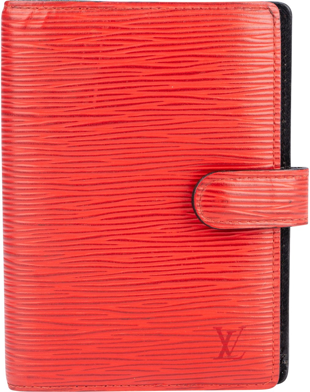 Louis Vuitton Louis Vuitton Red Epi Leather Agenda PM Divers