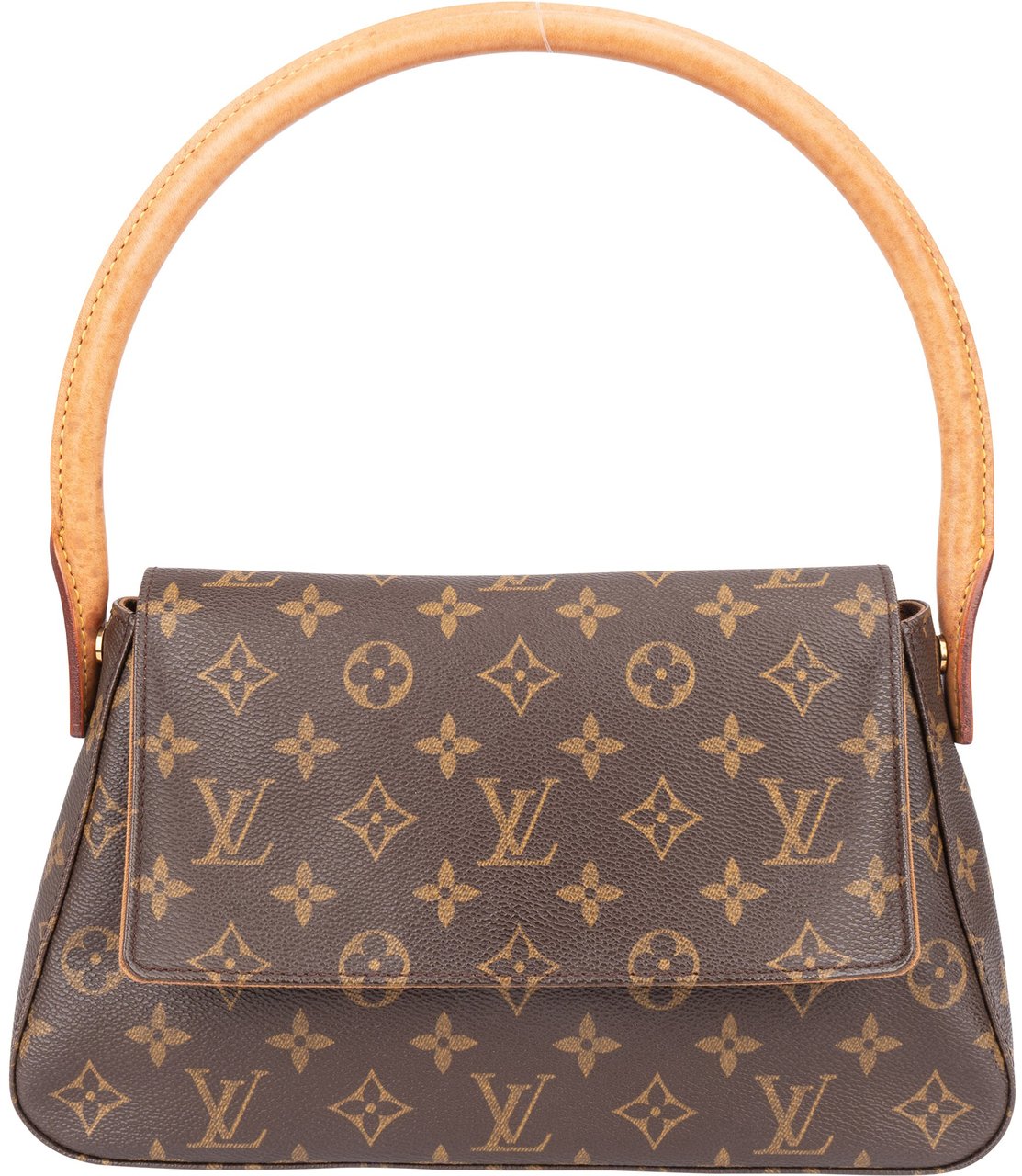 Louis Vuitton Louis Vuitton Canvas Monogram Looping PM Handbag Bruin