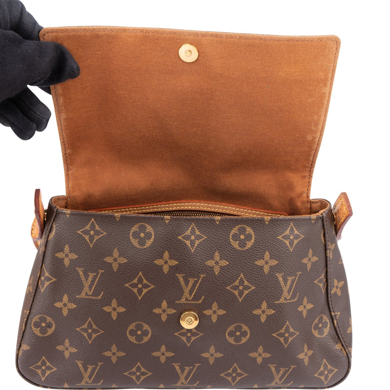 Louis Vuitton Louis Vuitton Canvas Monogram Looping PM Handbag Bruin