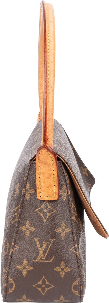 Louis Vuitton Louis Vuitton Canvas Monogram Looping PM Handbag Bruin