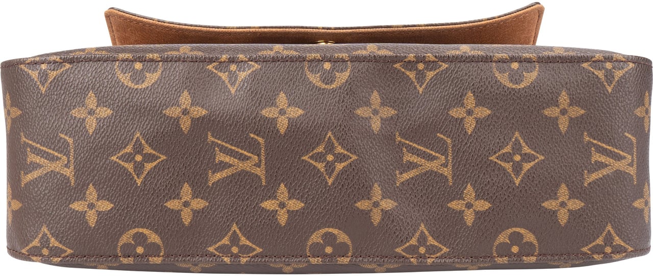 Louis Vuitton Louis Vuitton Canvas Monogram Looping PM Handbag Bruin