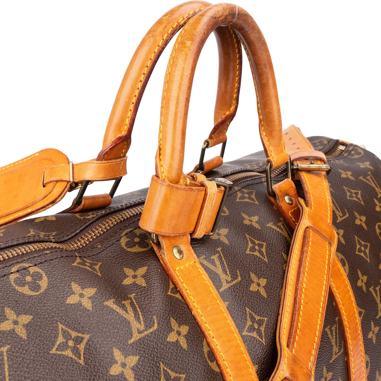 Louis Vuitton Louis Vuitton Canvas Monogram Keepall 50 Bandouliere Bruin