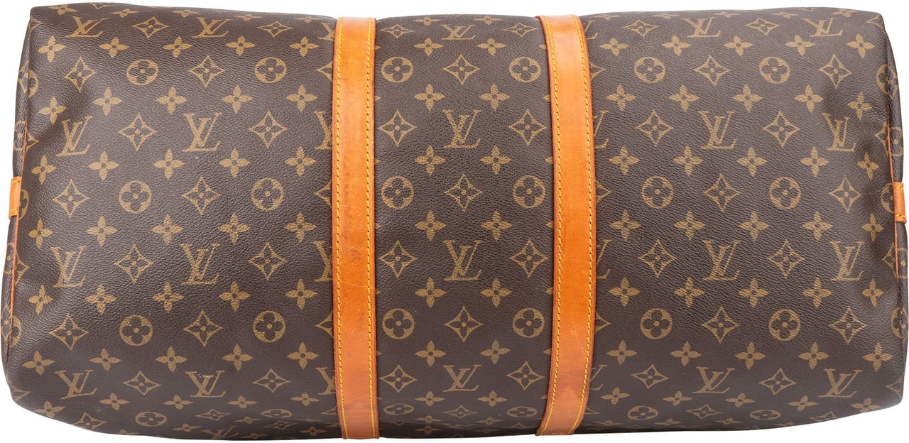 Louis Vuitton Louis Vuitton Canvas Monogram Keepall 55 Bandouliere Bruin