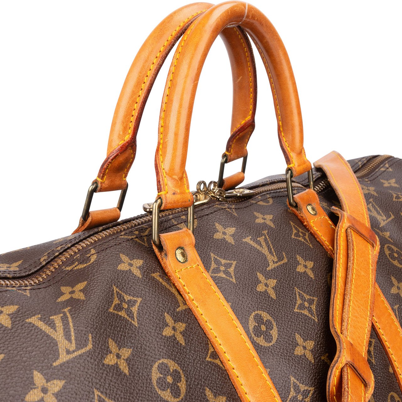 Louis Vuitton Louis Vuitton Canvas Monogram Keepall 55 Bandouliere Bruin