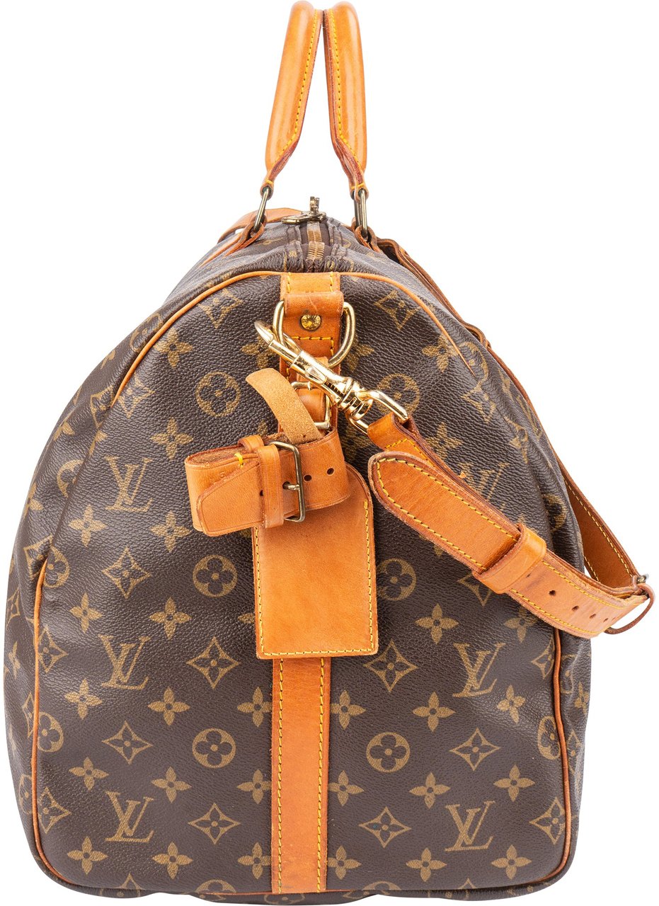 Louis Vuitton Louis Vuitton Canvas Monogram Keepall 55 Bandouliere Bruin
