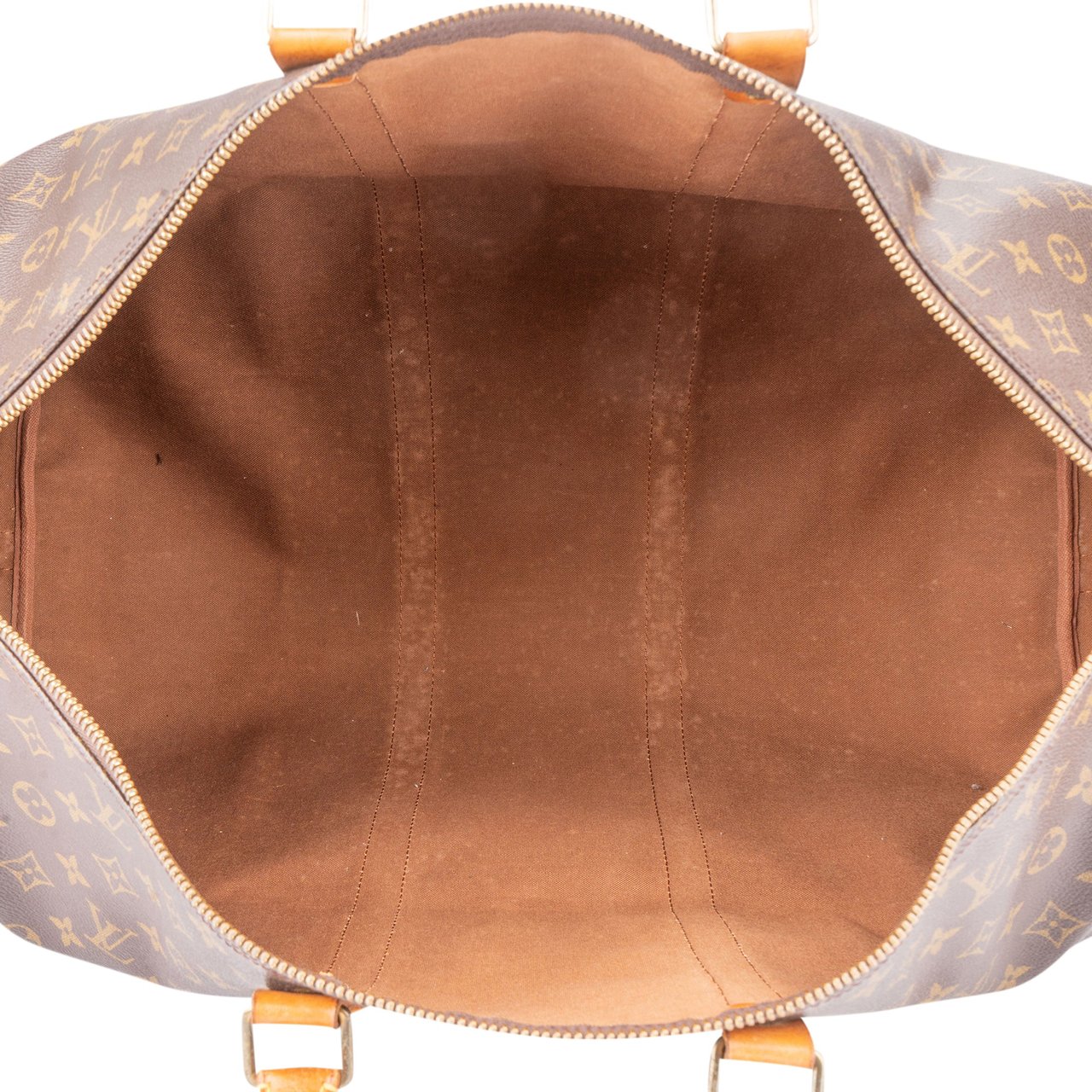 Louis Vuitton Louis Vuitton Canvas Monogram Keepall 55 Bandouliere Bruin